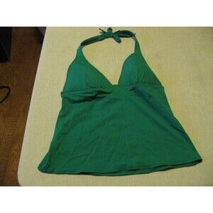Victoria's Secret Blue Padded Halter Swim Top RN80763 Size Medium